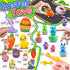 200PCS KissFree Easter Egg Fillers, Easter Basket Stuffers for Kids - Assorted Easter Toys for Egg Stuffers, Egg Hunt