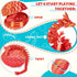 12" 3D 3D 5-7 4-6 8-12 Cessfle Prefilled Easter Eggs with Printed Dragons Inside, Printer Articulated Crystal Fidget