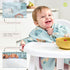 6-24 Waterproof Smock Baby Bibs for Eating (Boy or Girl Months) - Toddler Long Sleeve Bib for Baby Led Weaning