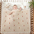 Girls,100% /40x 31 inches) Mushroom Baby Blanket for Boys & Cotton Knitted Receiving Swaddle Crib Stroller Blanket