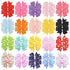 Choicbaby 40pcs Baby Girls Grosgrain Ribbon Pinwheel Hair Bows with Alligator Clips for Toddler Infants Newborn