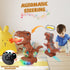 3-5, 3 4 2 4, Dinosaur Toys for Toddlers Roaring Light Up Dino Toys for Year Old Boy Girl with Flash Lights, Moving