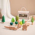 Youuys Wooden Craft Forest Trees Toys, 8 Pcs Mini Tree Kit Craft Set for Early Educational Preschool Projects