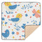 EtherSpher Parents' Day Cartoon Cute Blue Bird Soft Padded Baby Play mat Foldable