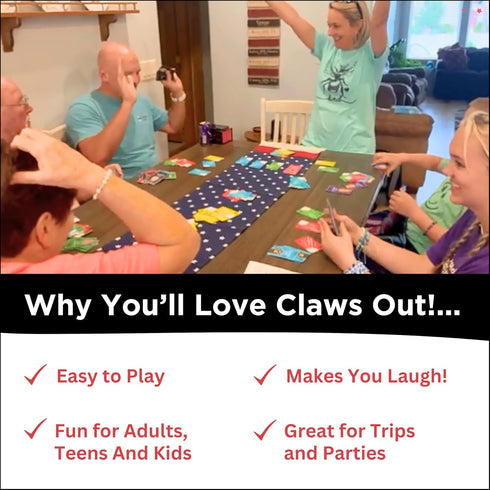 Fun Card Game - Competitive, Fast and Fun for Adults, Teens, Kids, Strategic Family Games