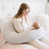 Regalo Premium Ultra Soft Pregnancy Postpartum Pillows for Sleeping, Feeding, C Shaped Full Body Maternity Pillow
