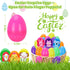 12 Pack Prefilled Easter Eggs With Toys, Mini Animal Finger Puppets Easter Egg Fillers, Easter Basket Stuffers for Kids