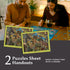 2 Sunset 1000 Time Warp Puzzle Series Sunrise to Hidden Scene | Piece Jigsaw Puzzle for Adults | Discover a Story that