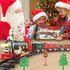 Set 4-8 20-Piece Set JQ JUQU Electric Train for Kids Ages with Lights and Music - Toy Train and Tracks for Children