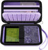 Hard Case for Analogue Pocket Handheld Game Console - Portable Storage Bag for Video Games and Accessories (Purple)