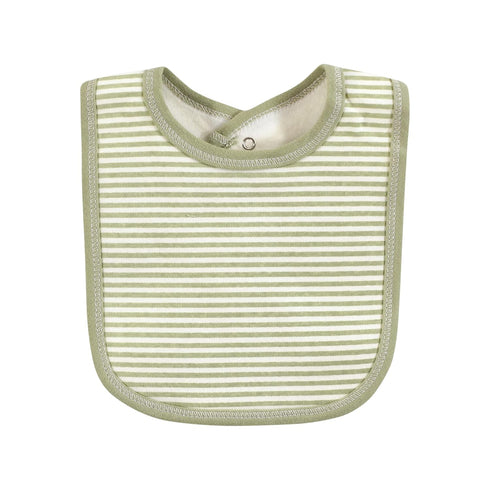 Organic Cotton Baby Bibs - Peas And Thank You, One Size