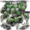 JASSKKBO 56-in-1 Army Men Toys Sets for Boys 4-7 8-12, Military Helicopter/Truck/Kayak Boat/Motorcycle/Army