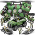 JASSKKBO 56-in-1 Army Men Toys Sets for Boys 4-7 8-12, Military Helicopter/Truck/Kayak Boat/Motorcycle/Army