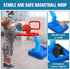 SUPER JOY Toddler Basketball Hoop - Height Adjustable Kids Basketball Hoop for Indoor Outdoor Play, Portable Goal