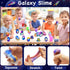 12 Pack Prefilled Easter Galaxy Slime Eggs,Galaxy Slime Easter Egg Fillers Stress Relief Easter Egg Hunt Filling Treats