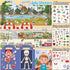 6 Sets 1-3, 2-4 2 3 4 iGetooy Reusable Sticker Book for Toddlers Jelly Sticker Books for Toddlers Years, Toddler Travel