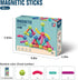 Toddler Magnetic Blocks - Magnetic Balls and Rods, Educational Magnet Building Blocks for 3-5+ Year Old Girls Boys