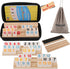 Doreimi Non-Transparent Rummy Cube Game Set 4 Players 2026-108 Tiles, 4 Anti-Slip