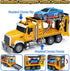 3 4 5 6 7 8 15" Bstoyder Kids Toys for Years Old Boys, Farm Transport Truck Toy with Lights, Sounds, Toddler Friction