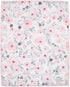 3-Piece Set Bedtime Originals Blossom Pink Watercolor Floral Mini Crib Bedding