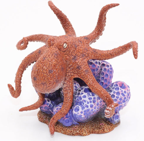 Gemini&Genius Octopus Toys for Kids - Realistic Octopus Figurine Toy - Under The Sea Life Figure Educational Gift and