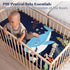 4 Pack 28x52 Inches PHF Soft Shark Crib Sheets Fitted, Comfy Breathable Baby Sheets for Boys Girls, Fits Standard Crib