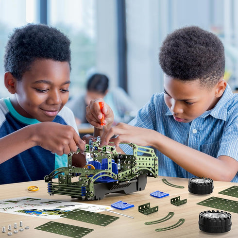 Set 8-12, 8 9 10 11 Lucky Doug Building Toys Model Truck - STEM Project for Kids Ages Assembly Model Car Kits Toys