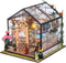 INSGEN DIY Handmade Miniature Furniture, Wooden Diorama Book Nook House Kits Build