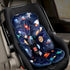 2 SWESEN Infant Car Seat Insert with Strap Pads, Super Soft Carseat Head and Body Support for Baby Boys and Girls