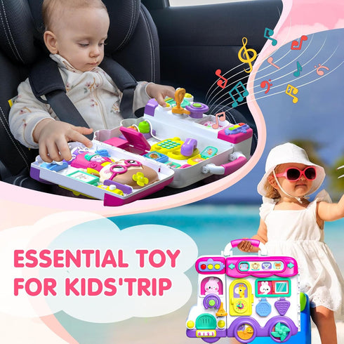Ryotagift 1-2 1+ 1-3,Birthday 1+Year 1 2 Baby Busy Board for Year Old Boy Girl Gift,Musical Toddler Toys for Year