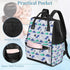 Honeybaby Backpack 19L Diaper Bag for Mom & Dad Cartoon Dino Dinosaurs Large Diaper Bag Tote with Multi-Pocket