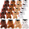 Sosation 20 Pcs Graduation Season Dog Plush Mini Puppy Stuffed Animals with Graduation Hat, Party Favor Gift