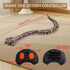 Pixibond Remote Control Snake Toy, Realistic RC Rattlesnake Fast Moving Electric Fake Snake Toy Remote & Auto-Sensing