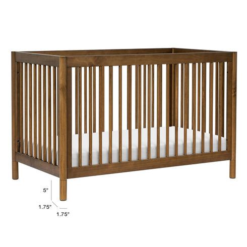 Pack (Pack 2) babyletto Gelato Crib and Dresser Feet in Natural Walnut
