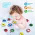 Baby Bath Toys 26pcs Alphabet Letters, Mold Free Floating Bathtub Toys Set with Mesh Bag for Kids Toddlers Ages 2-5 -