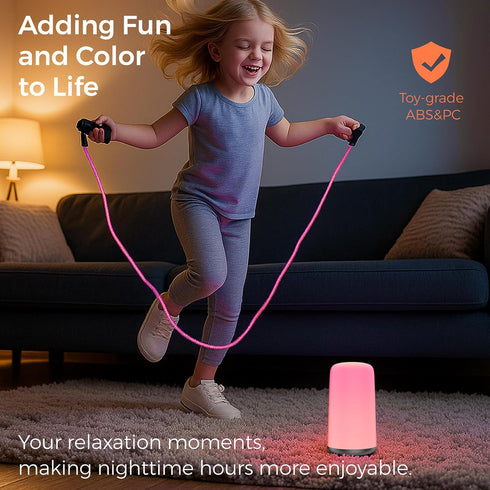 ZUZUKID 5 Dimming, 8 2 Night Light for Kids, Portable Baby Night Light, Color Temperatures & Stepless RGB Colors