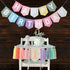 1st DCJHFJ Pastel Macaron Rainbow High Chair Banner Felt Happy Birthday Banner Pre-Strung Birthday Party Decorations
