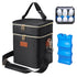 Pack 6 9 PIIOSER Breastmilk Cooler Bag with Ice Fits Baby Bottles Up to Ounce, Insulated Baby Bottle Tote Bags, Double