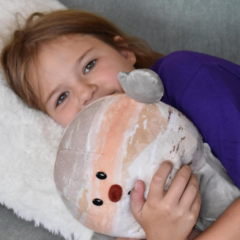 12" 0+ Celestial Buddies Jupiter Buddy | Soft Stuffed Plush, Embroidered Features, Fun Planet Facts Tag for Kids STEM