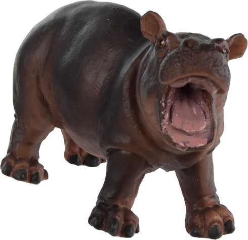 2.95" 3+ Safari Ltd. Hippopotamus Baby Toy Figurine - Realistic, Hand-Painted Model Figure - Safe, Educational Toy