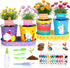 YAUNGEL Paint & Plant Flower Kids Gardening Set, Arts and Crafts for