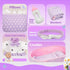 12" Playset 2+ SMILESSKIDDO Baby Doll with Accessories, Dolls with Washable Carrier Bassinet Bed, Bottle, Blanket