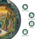 1000 3D 26.6 26.6in 1000 Piece Puzzle for Adults, Visual Cave Forest Jigsaw Puzzles for Adult, x Pieces Flat Puzzle