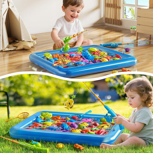 PEADUCK 3-5 Fishing Toy for Kids Years Old