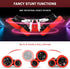 Remote Control Car, Double Sided RC Car, 4WD Off-Road Stunt Car with 360 Flips for Kids 3+ (Red)