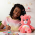 Care Bears 14" Love-A-Lot Bear Plushie - Medium Size Pink Plush for Ages 4+