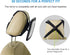 Baby Carseat Mirror for Child - Rear Facing Infant Car Seat Mirrors with Two Headrest Straps, Shatterproof Adjustable -