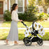 Mazeann Bulldozers Yellow Pattern Car Seat Cover Baby Breathable Soft Infant Carseat Covers Canopies Babies Carrier