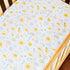 Generic 2-Piece 100% Cotton Fitted Crib Sheets for Baby Star & Moon Print, Soft Breathable Crib Mattress Sheets, Baby