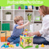 Wooden 7-in-1 Activity Cube, Montessori Toys for 1 2 3 Year Old Toddlers, Educational Developmental Toys